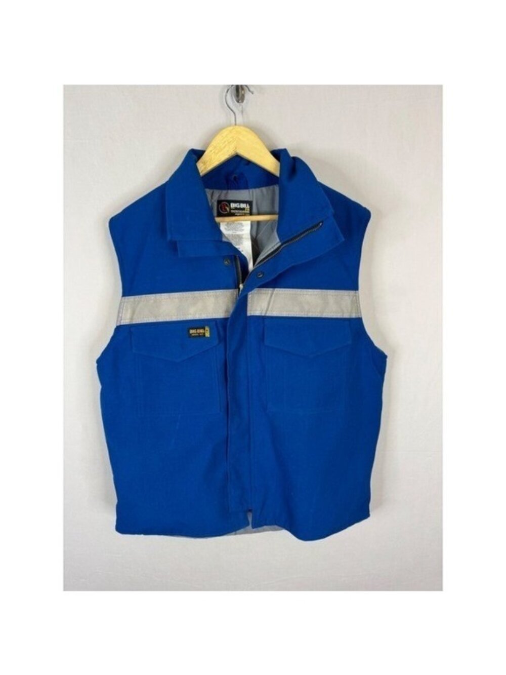 Big Bill FR Flame Resistant Nomex IIIA Reflective Work Vest Blue XL M610NV BLR